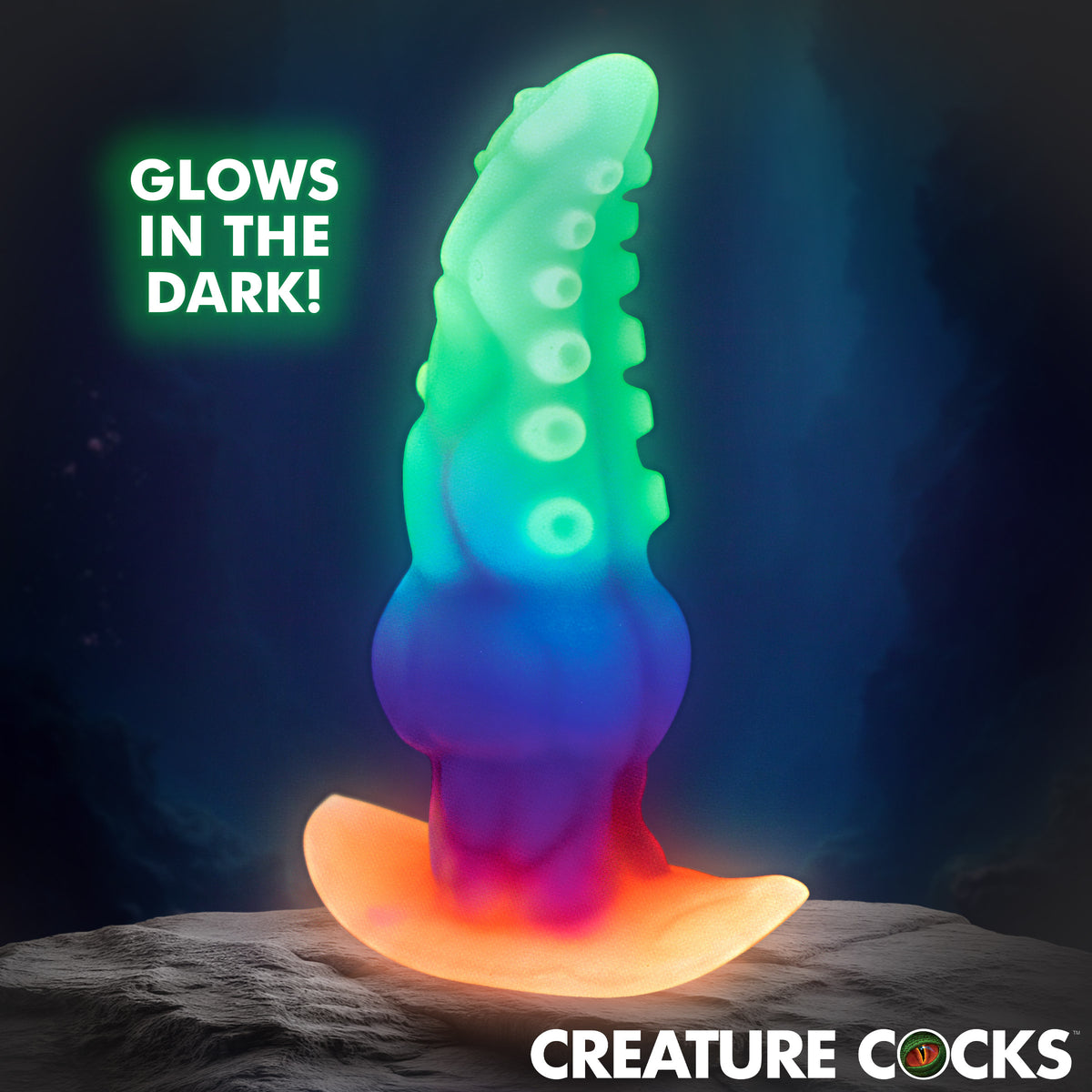 Glowtopus Glow-in-the-Dark Silicone Anal Plug