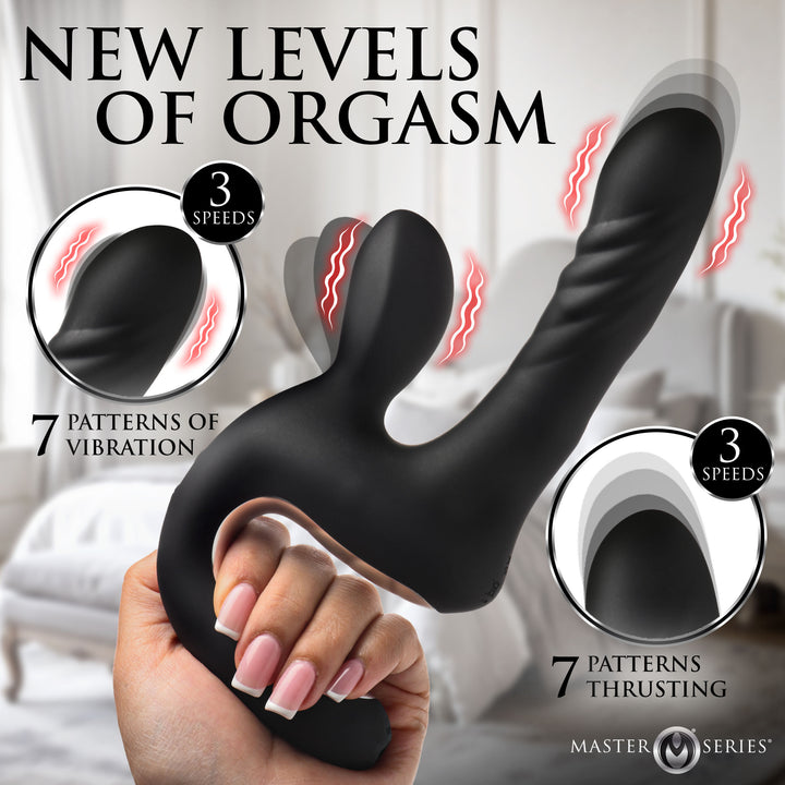 Master Series Thrust Pounder Thrusting Rabbit Vibrator
