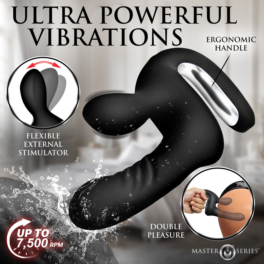 Master Series Thrust Pounder Thrusting Rabbit Vibrator