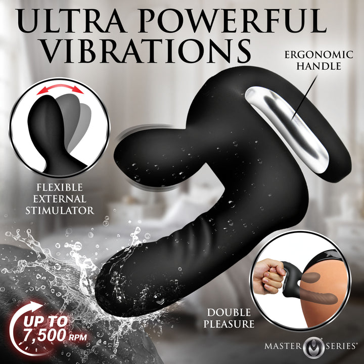 Master Series Thrust Pounder Thrusting Rabbit Vibrator