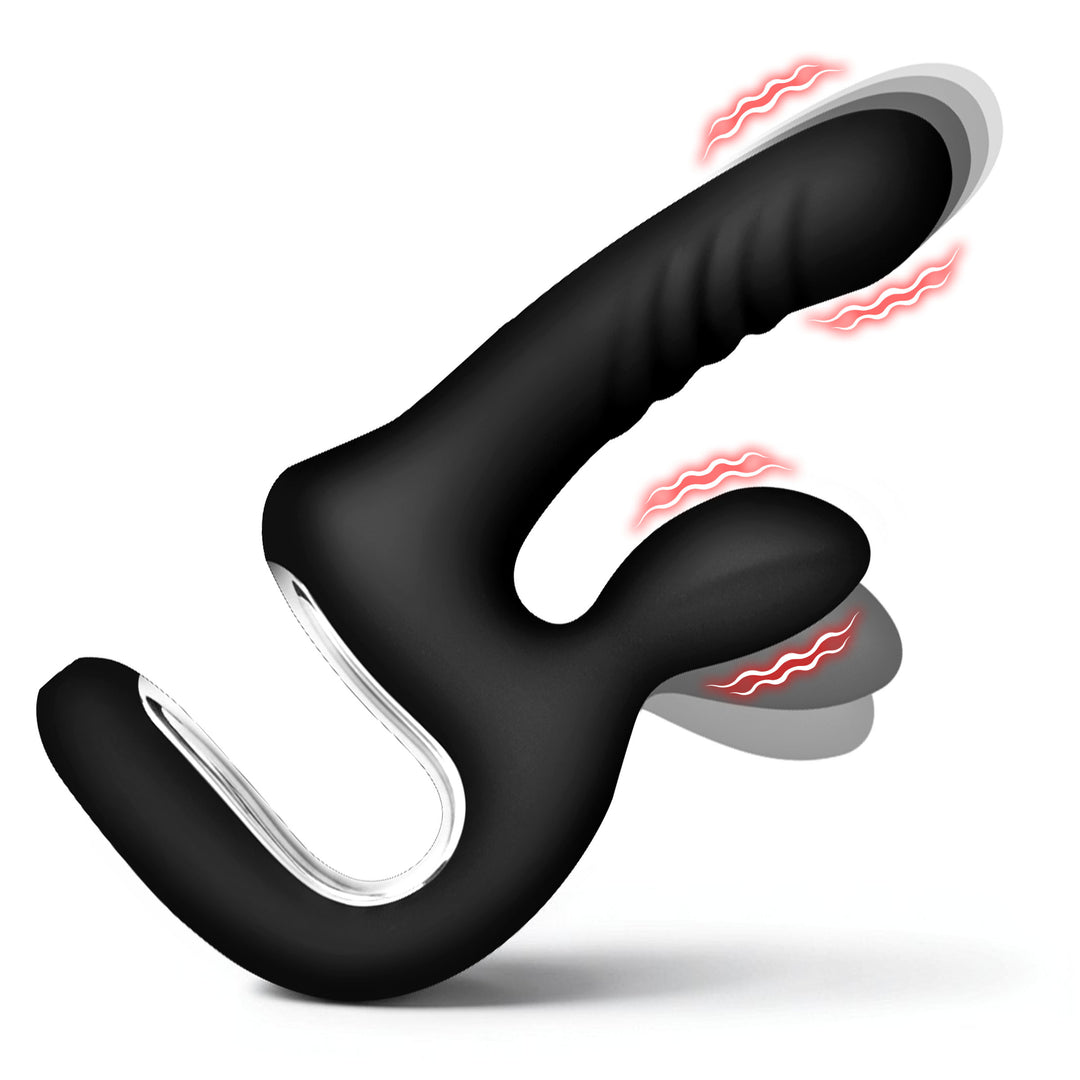 Master Series Thrust Pounder Thrusting Rabbit Vibrator