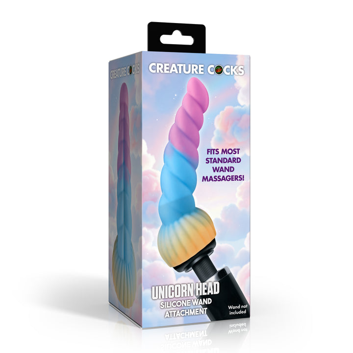 Creature Cocks Unicorn Head Silicone Wand Attachment