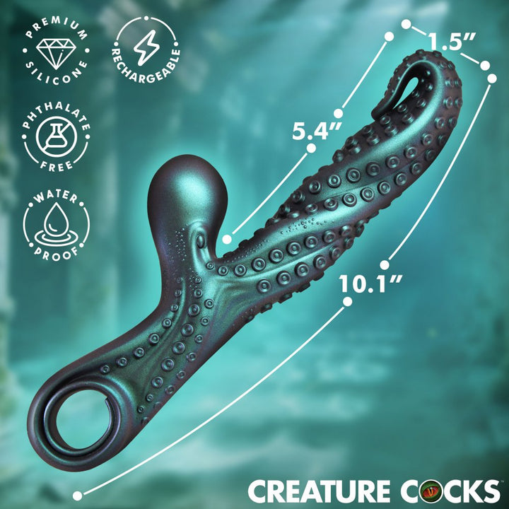 Vibropus 10 Inch Silicone Fantasy Rabbit Vibrator