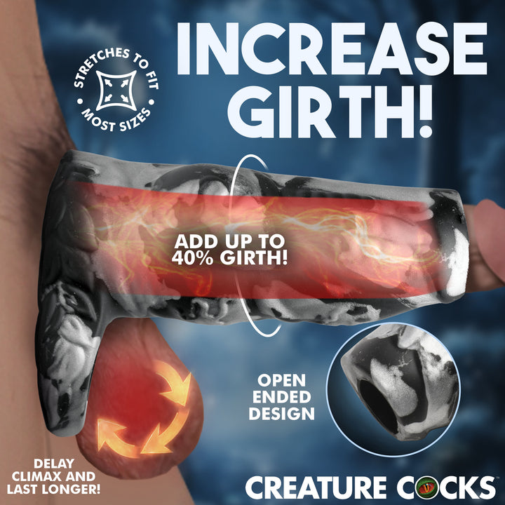 Creature Cocks Night Prowler Knotted Silicone Penis Enhancer