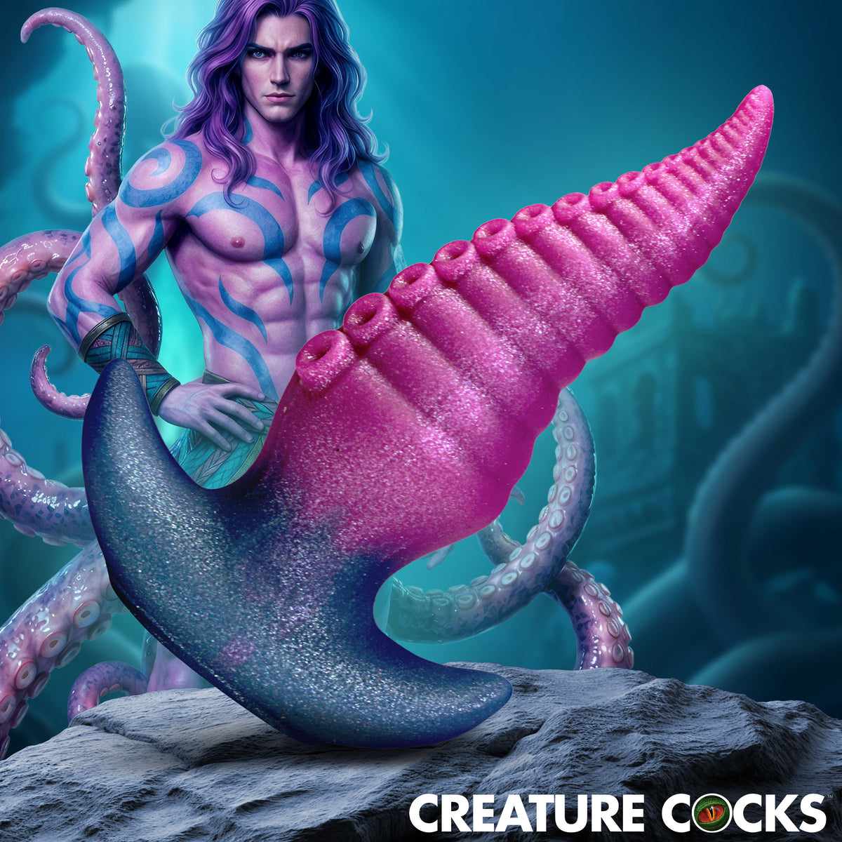 Creature Cocks Plug-Topus Tapered Silicone Butt Plug