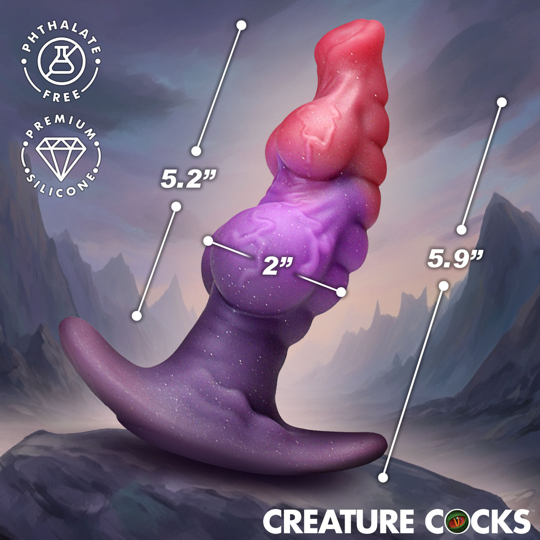 Creature Cocks Dragon Master Curved Silicone Butt Plug