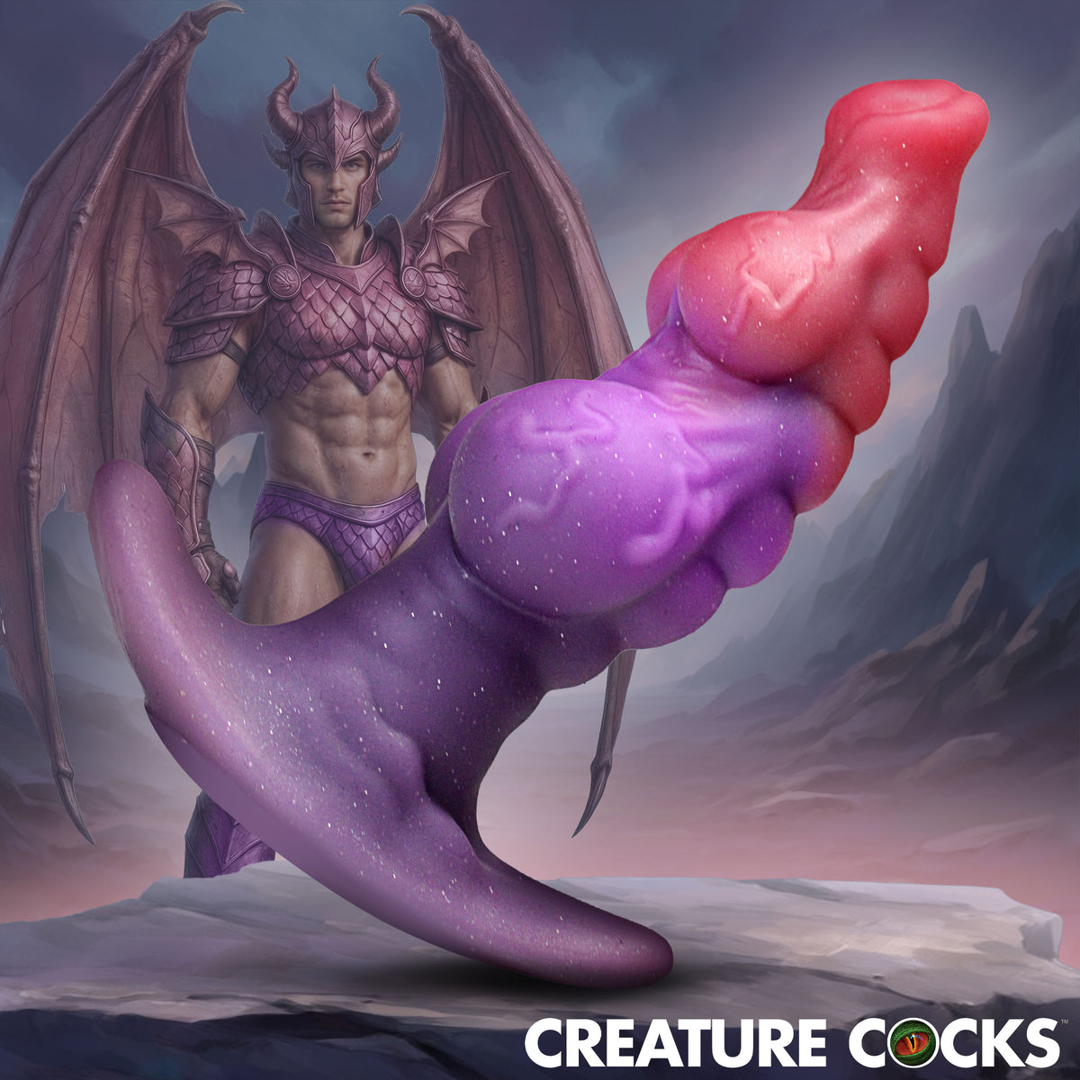 Creature Cocks Dragon Master Curved Silicone Butt Plug