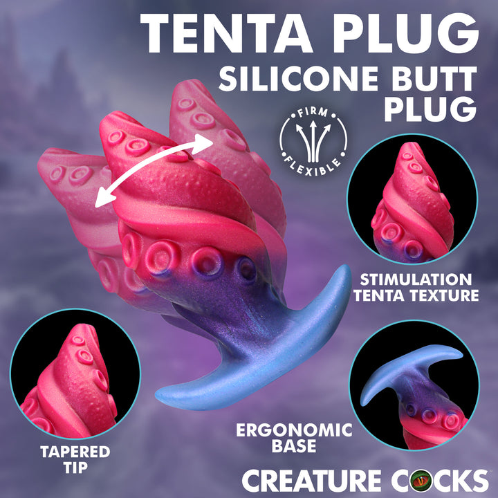 Creature Cocks Tenta Plug Spiral Silicone Butt Plug