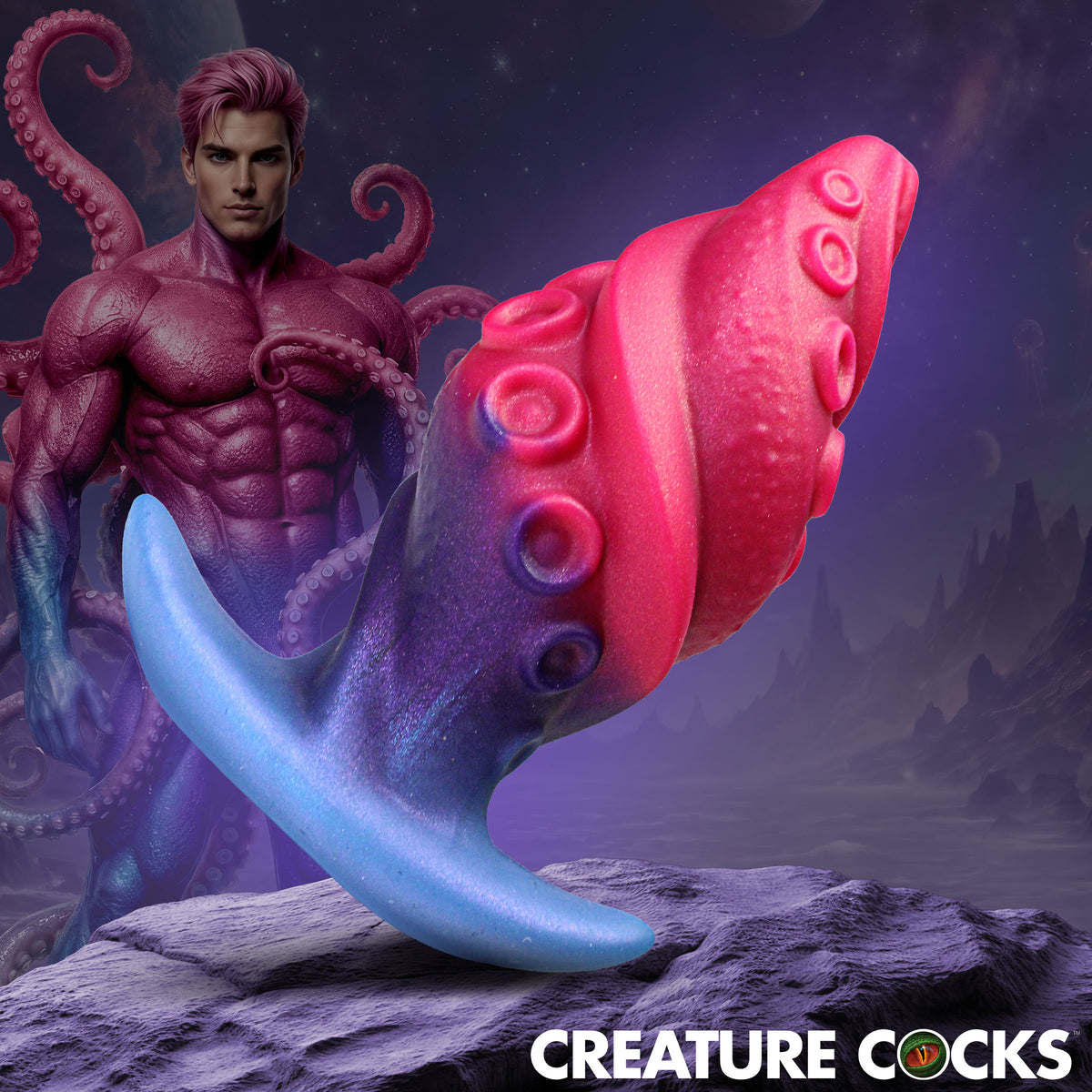 Creature Cocks Tenta Plug Spiral Silicone Butt Plug