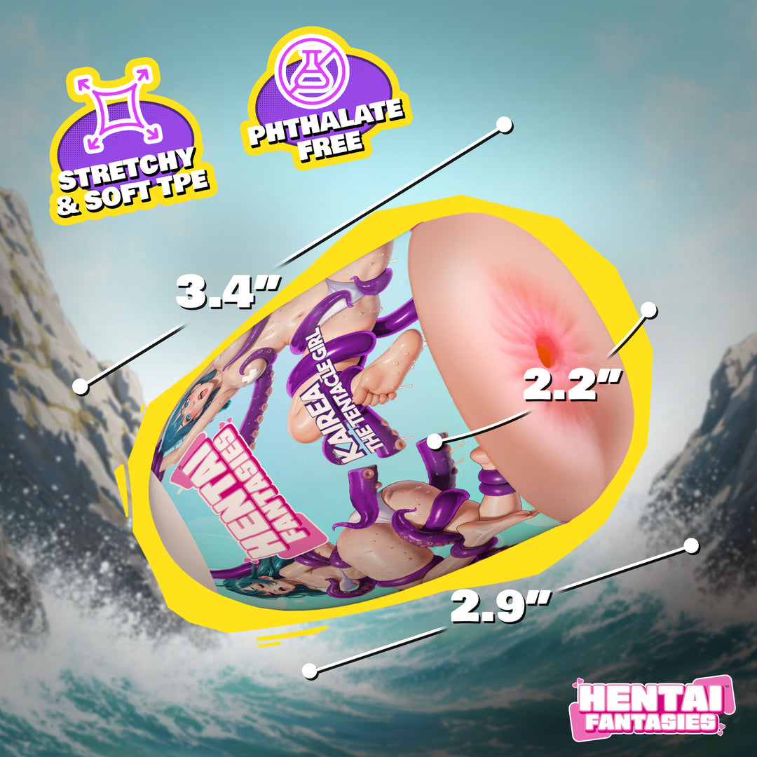 Hentai Fantasies Kairea the Tentacle Girl Ass Egg Masturbator