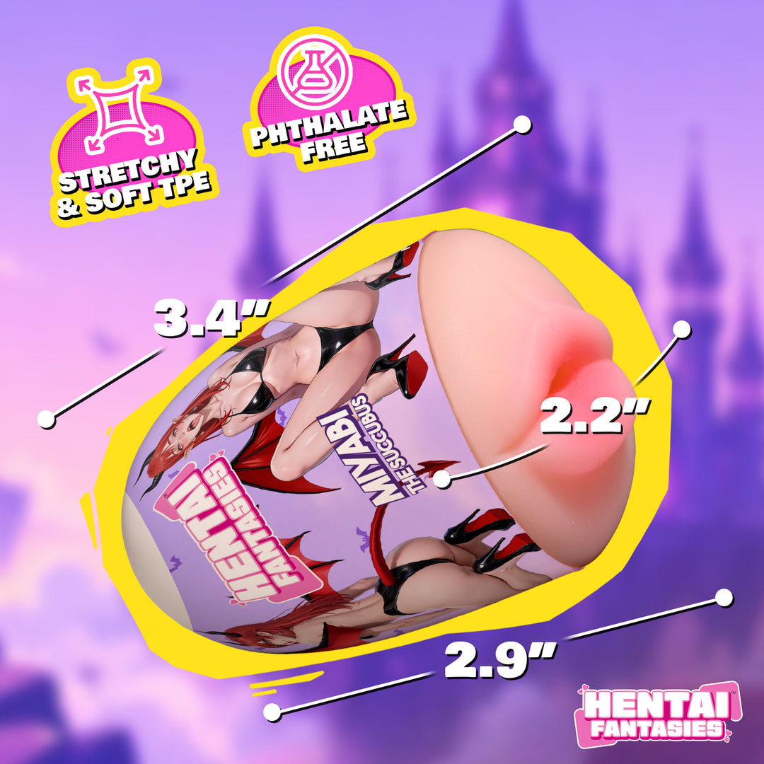 Hentai Fantasies Miyabi the Succubus Mouth Egg Masturbator