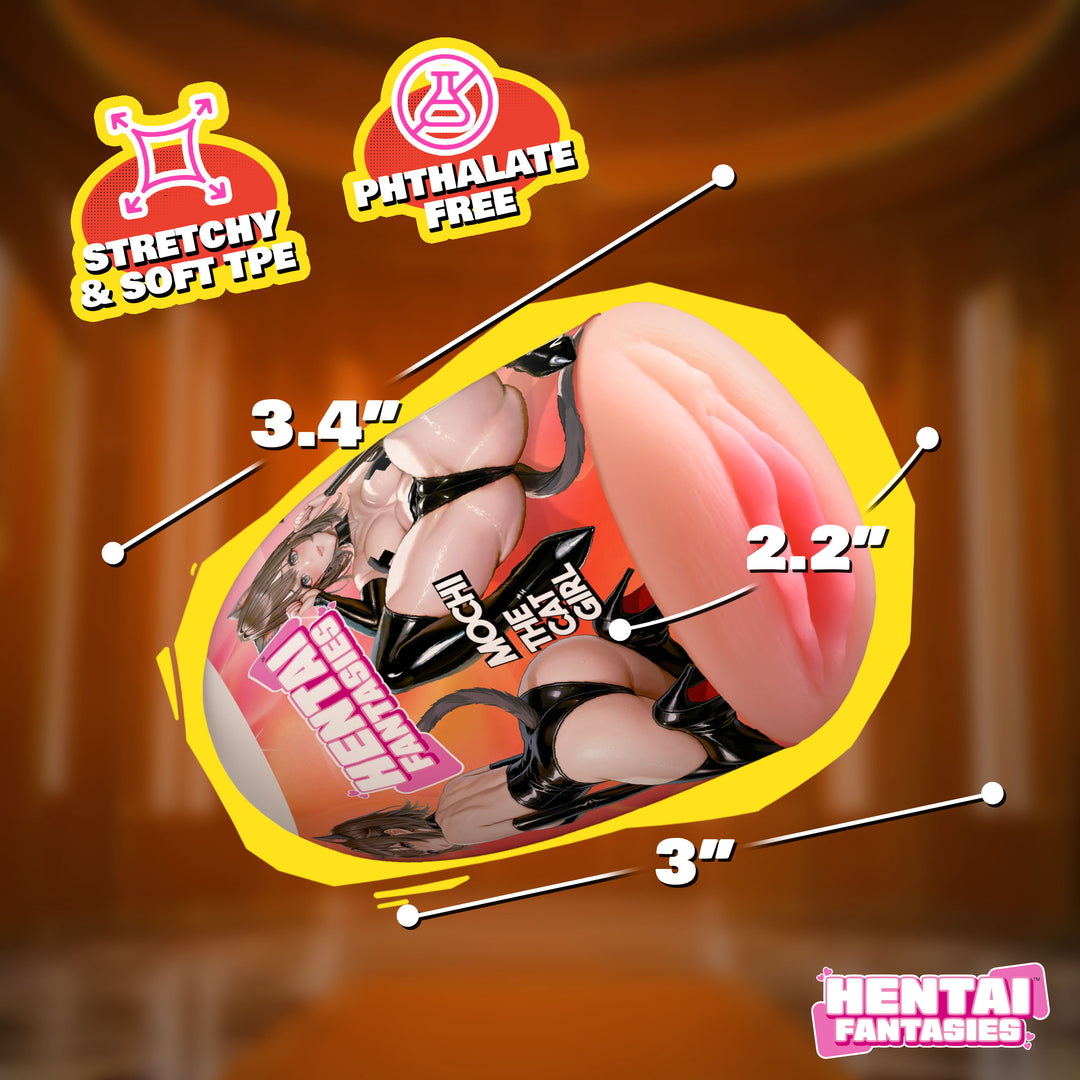Hentai Fantasies Mochi the Cat Girl Pussy Egg Masturbator