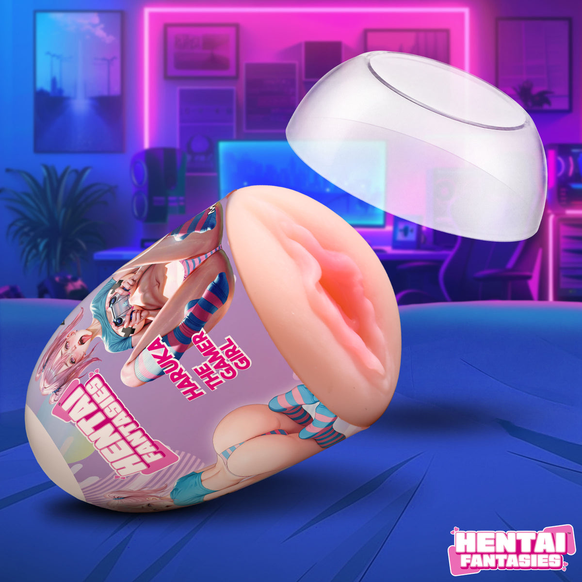 Hentai Fantasies Haruka the Gamer Girl Pussy Egg Masturbator