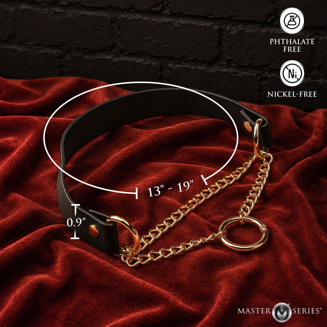 Master Series Halo Desire Martingale O-Ring Collar