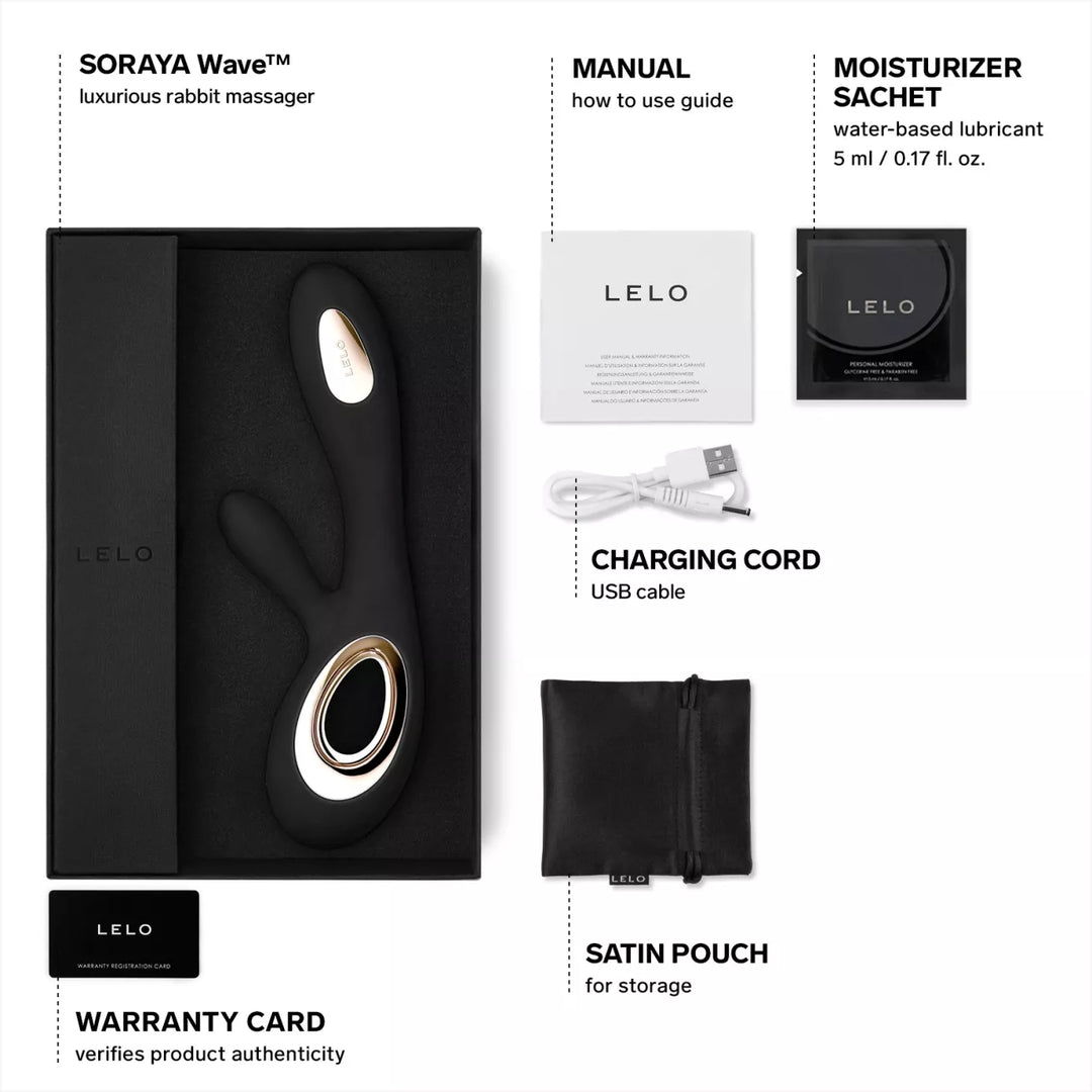 LELO SORAYA Wave Rabbit Vibrator with WaveMotion