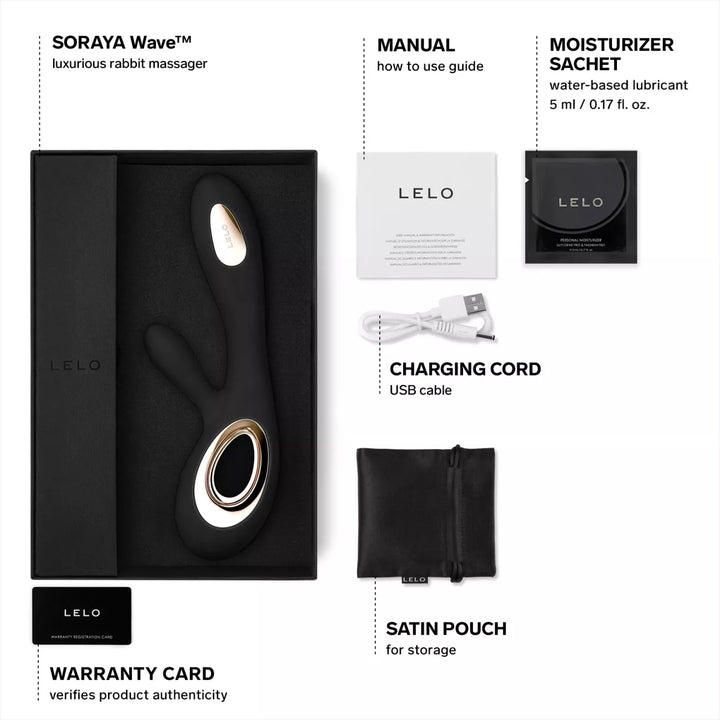 LELO SORAYA Wave Rabbit Vibrator with WaveMotion