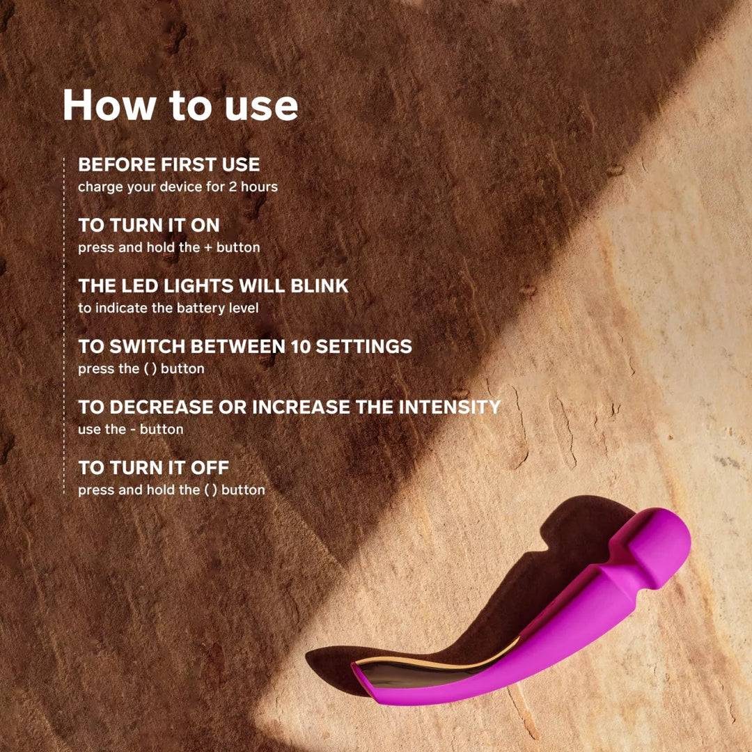 LELO SMART WAND 2 Medium Cordless Wand Massager