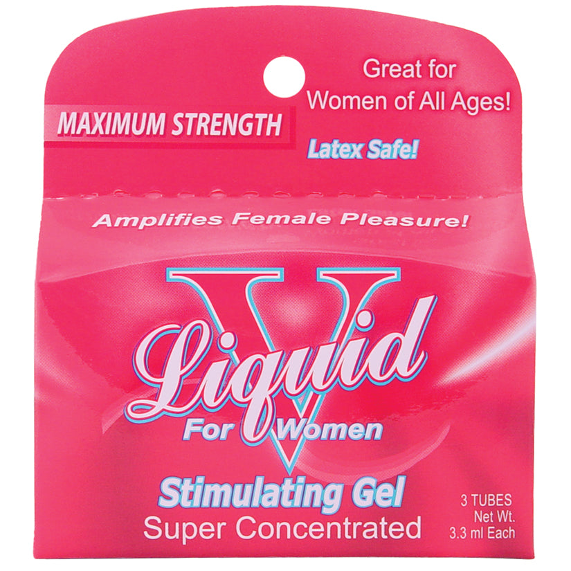 Liquid V for Women Stimulating Gel 3 Tube Sample Pack