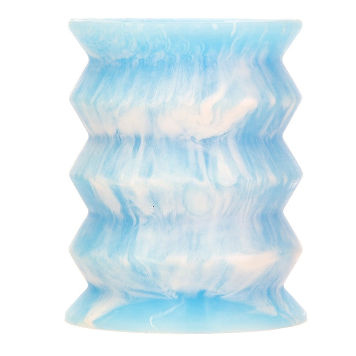Bms Addiction Silicone Stroker Glow in the Dark-Blue