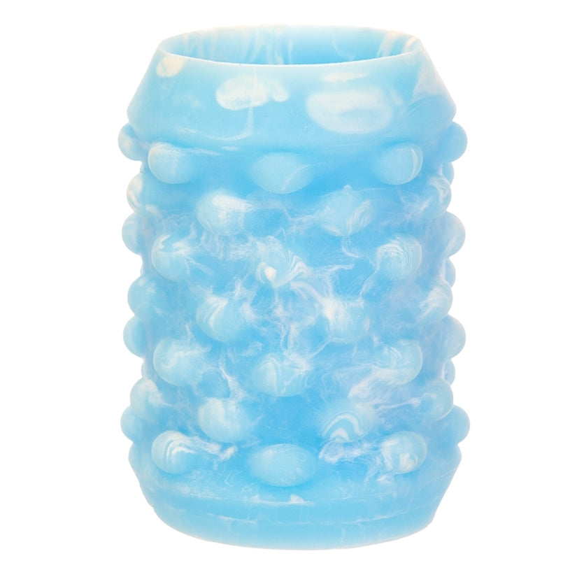 Bms Addiction Silicone Stroker Glow in the Dark-Blue