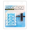 Bms Addiction Silicone Stroker Glow in the Dark-Blue