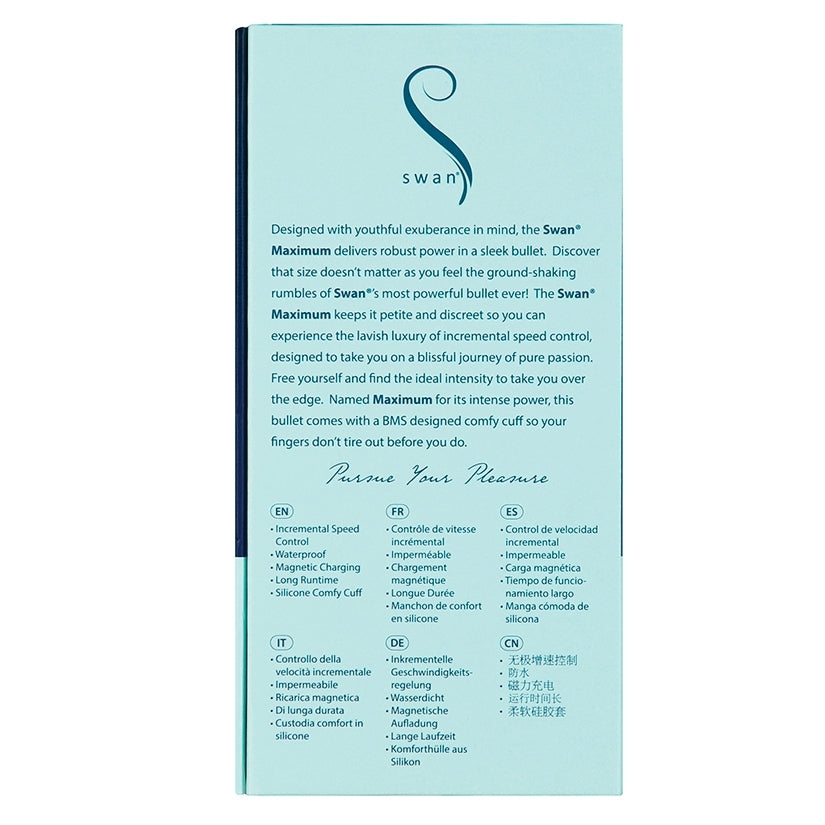 Bms Swan Maximum Rechargeable Bullet-Blue