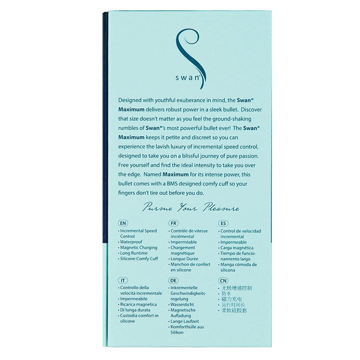 Bms Swan Maximum Rechargeable Bullet-Blue