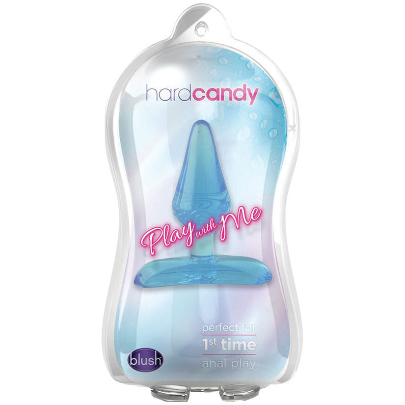 Play With Me Hard Candy Beginner Anal Plug in Blue