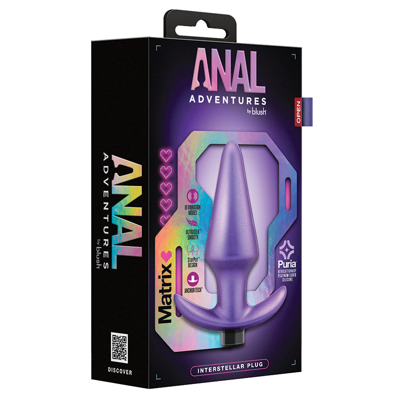 Blush Anal Adventures Matrix Interstellar Plug-Astro Violet