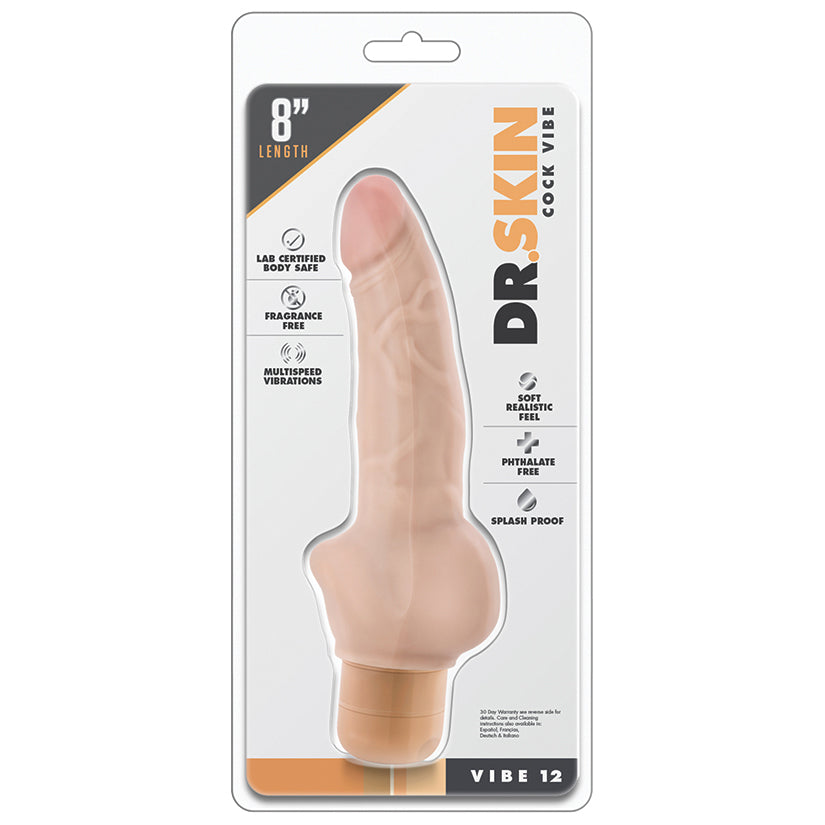 Dr. Skin Cock Vibe #12 Slim Realistic Vibrator