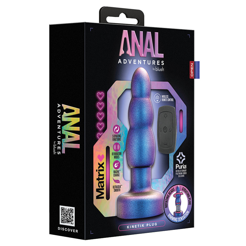 Blush Anal Adventures Matrix Kinetik Plug-Space Age Blue
