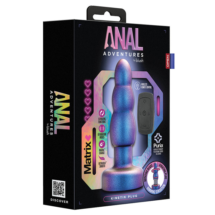 Blush Anal Adventures Matrix Kinetik Plug-Space Age Blue