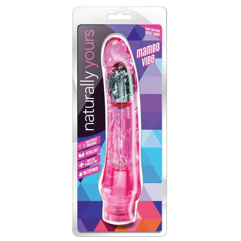 Naturally Yours Mambo Vibe Realistic Vibrator in Pink