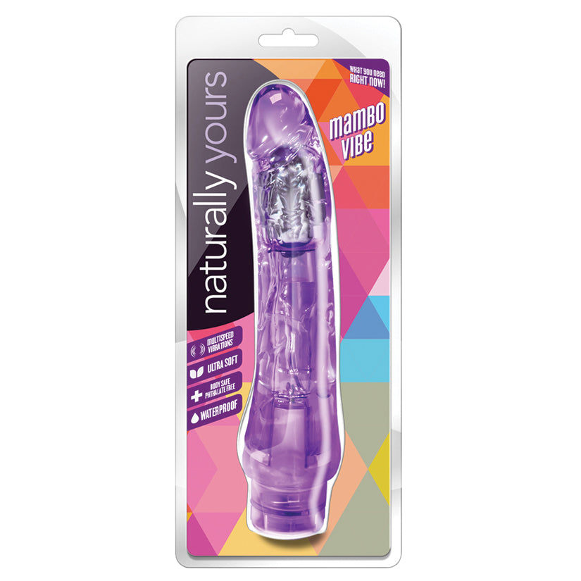 Naturally Yours Mambo Vibe Realistic Vibrator in Purple