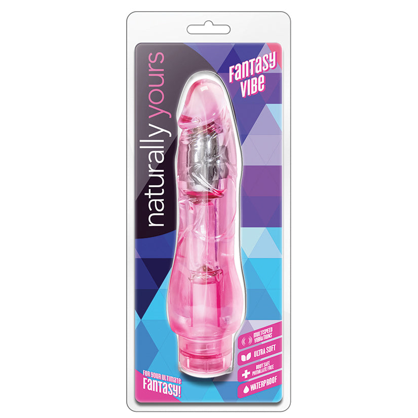 Naturally Yours Fantasy Vibe Bendable Realistic Vibrator in Pink