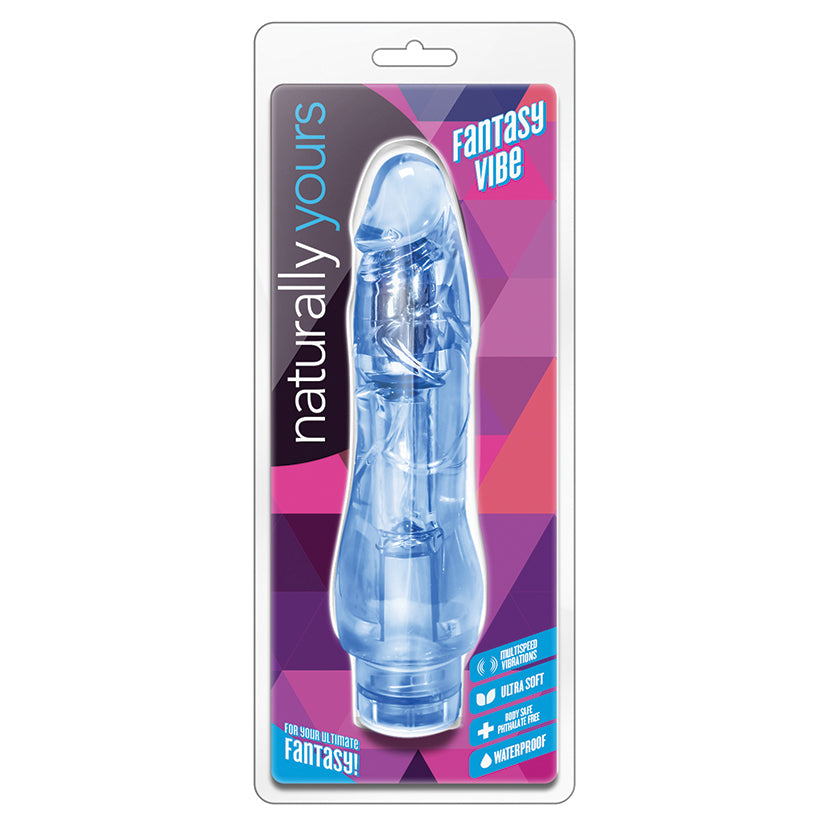 Naturally Yours Fantasy Vibe Bendable Realistic Vibrator in Blue