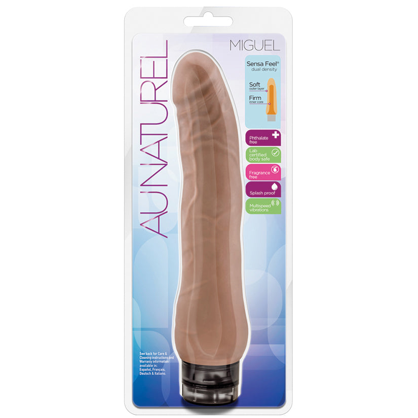 Au Naturel Miguel Sensa Feel Vibrating Dildo