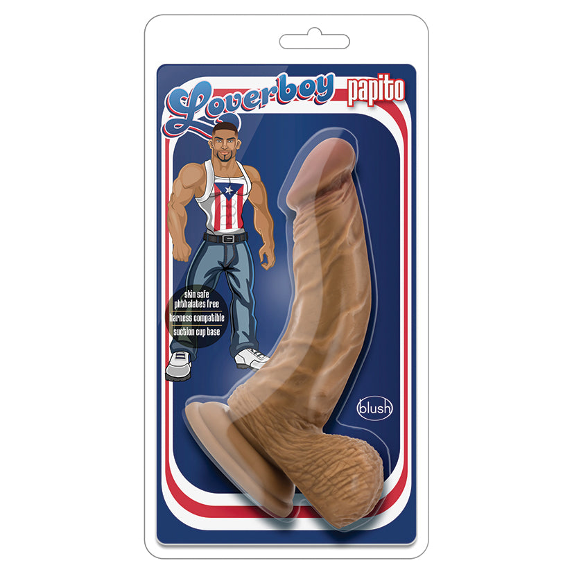 Loverboy Papito Curved Realistic Dildo with Suction Cup