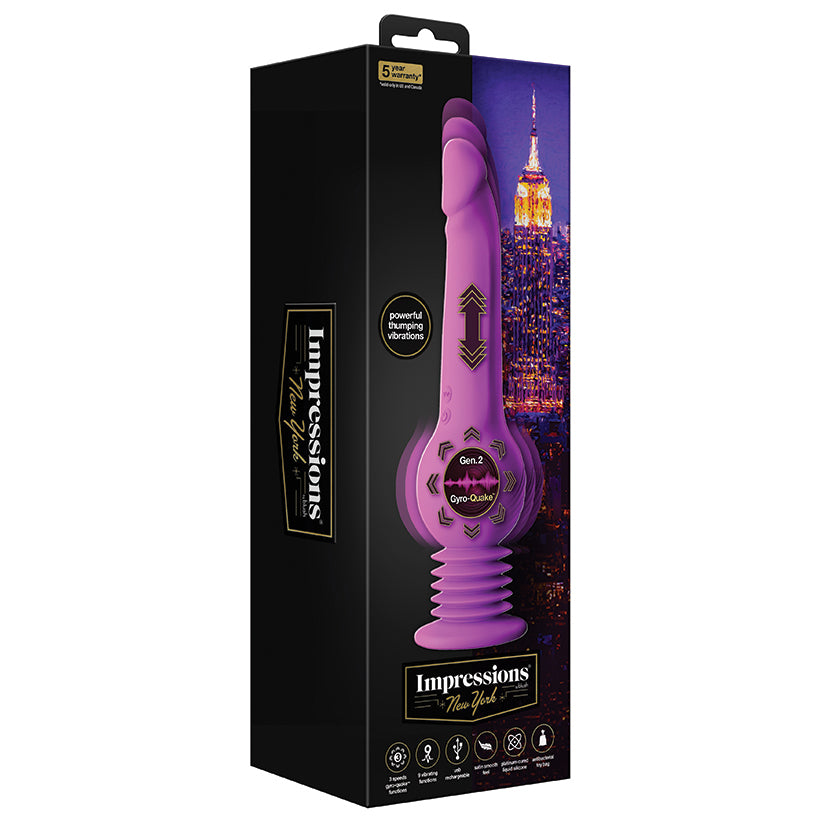 Impressions New York Gyrating Vibrating Dildo