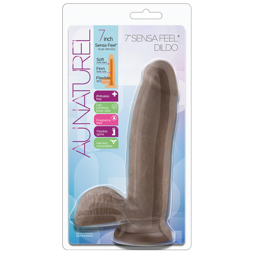 Au Naturel 7 Inch Sensa Feel Dildo