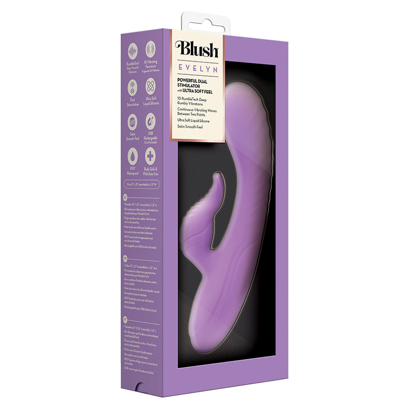 Evelyn Silicone Rabbit Vibrator with RumboTech