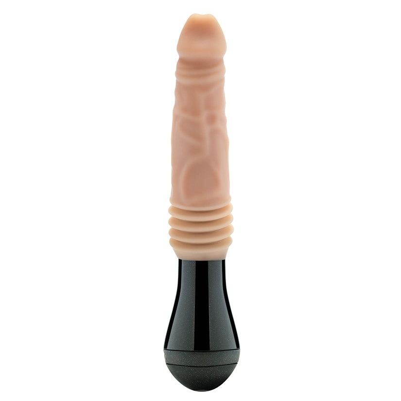 Dr. Skin Silicone Dr. Knight Thrusting Gyrating Vibrating Dildo