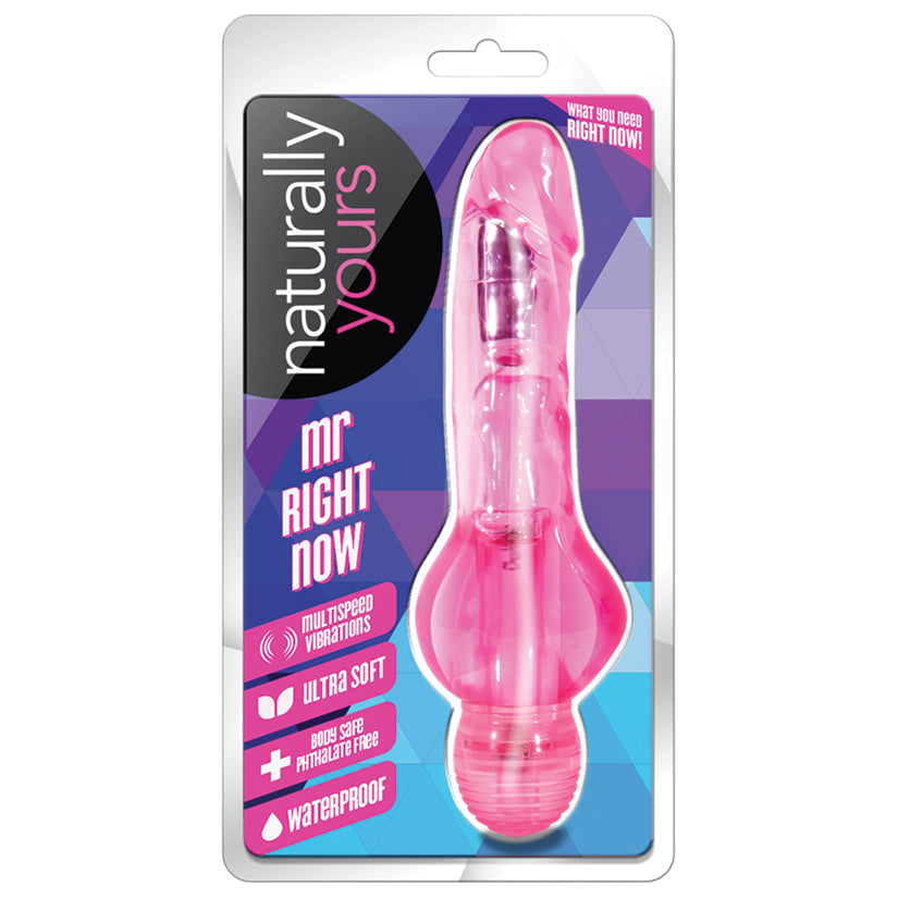 Naturally Yours Mr. Right Now Slim Multi-Speed Vibrator