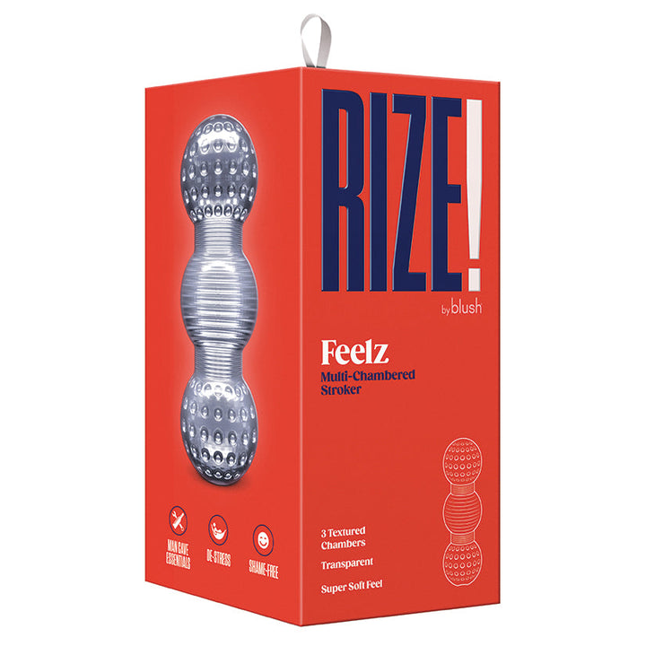 Rize Feelz Multi-Textured See-Through Stroker