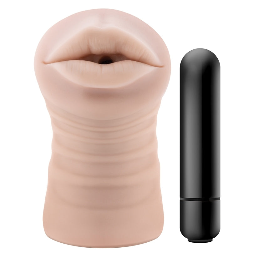 EnLust Nicole Vibrating Mouth Stroker with Bullet
