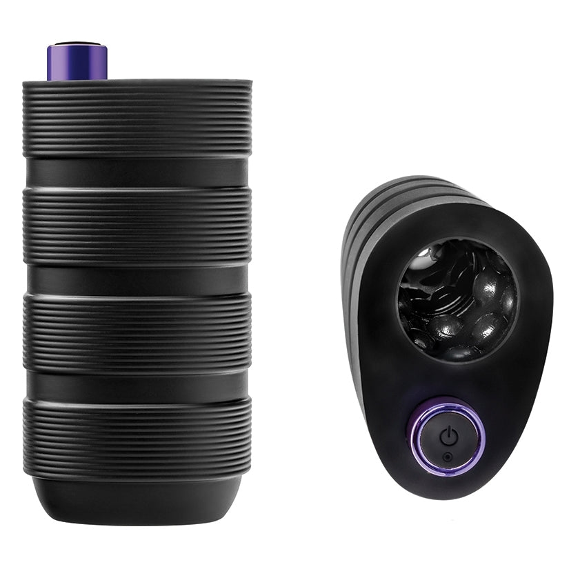 M Elite Platinum Strok Vibrating Silicone Stroker