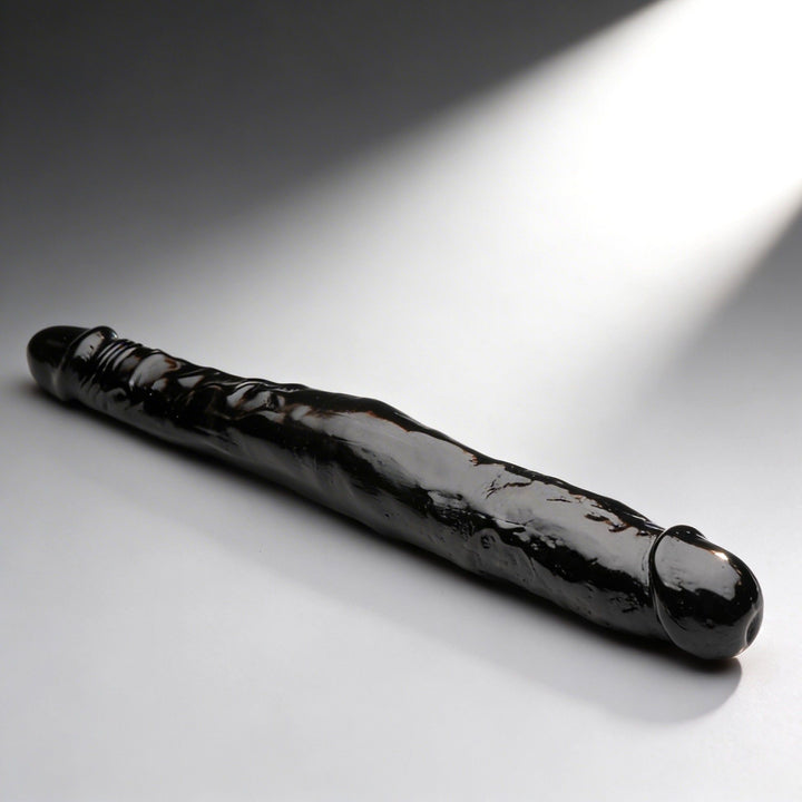 13 Inch Tapered Jock Large Realistic Dildo - Huge Realistic Dildo - Big Black Dildos