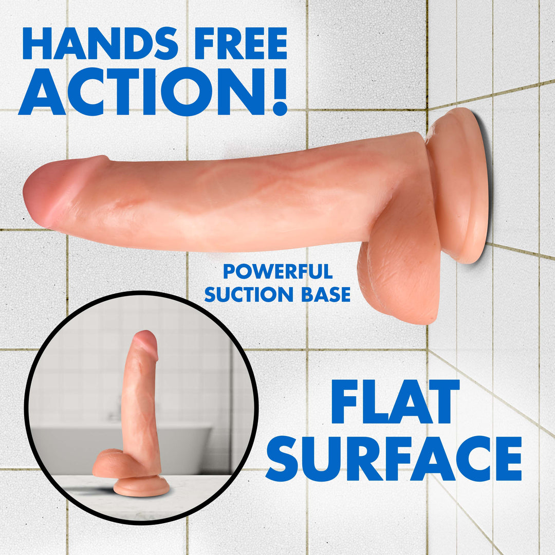 8 Inch Flesh Jock Realistic Dildo - Small Realistic Dildo - Lifelike Dildo