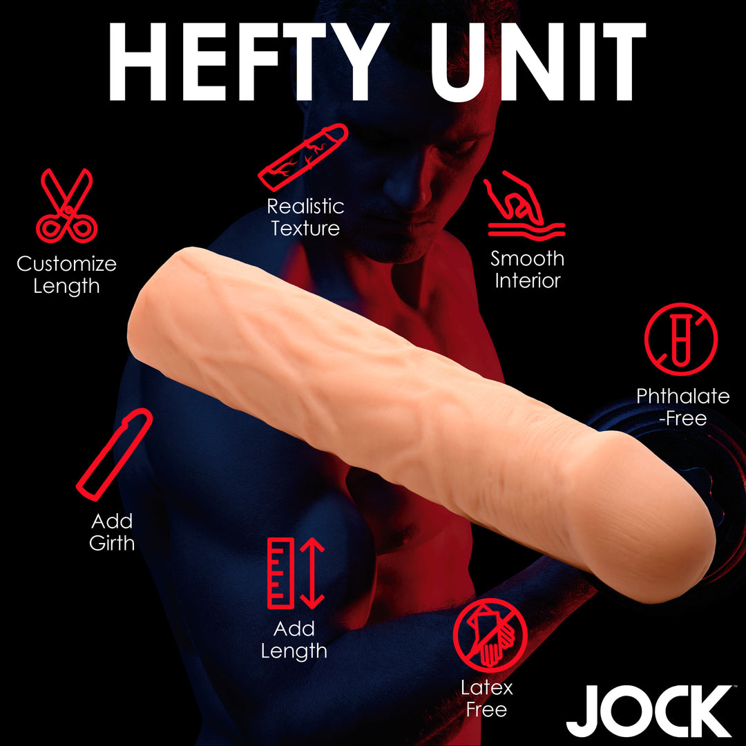 Jock Extra Long 3 Inch Penis Extension, Light