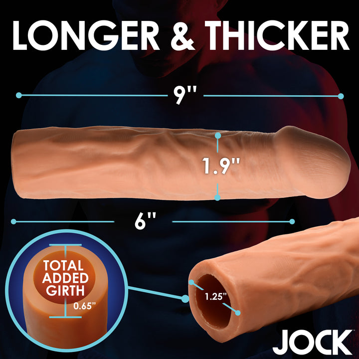 Jock Extra Long 3 Inch Penis Extension, Medium